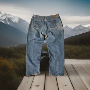 Tommy Hilfiger Woman Jeans Plus Size‎ 20 Straight Blue Mom High Rise